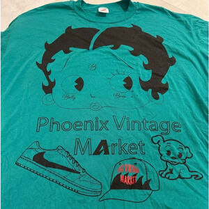 VTG 1995 Custom Betty Boop Phoenix Vintage Market TShirt Single Stitch Arizona